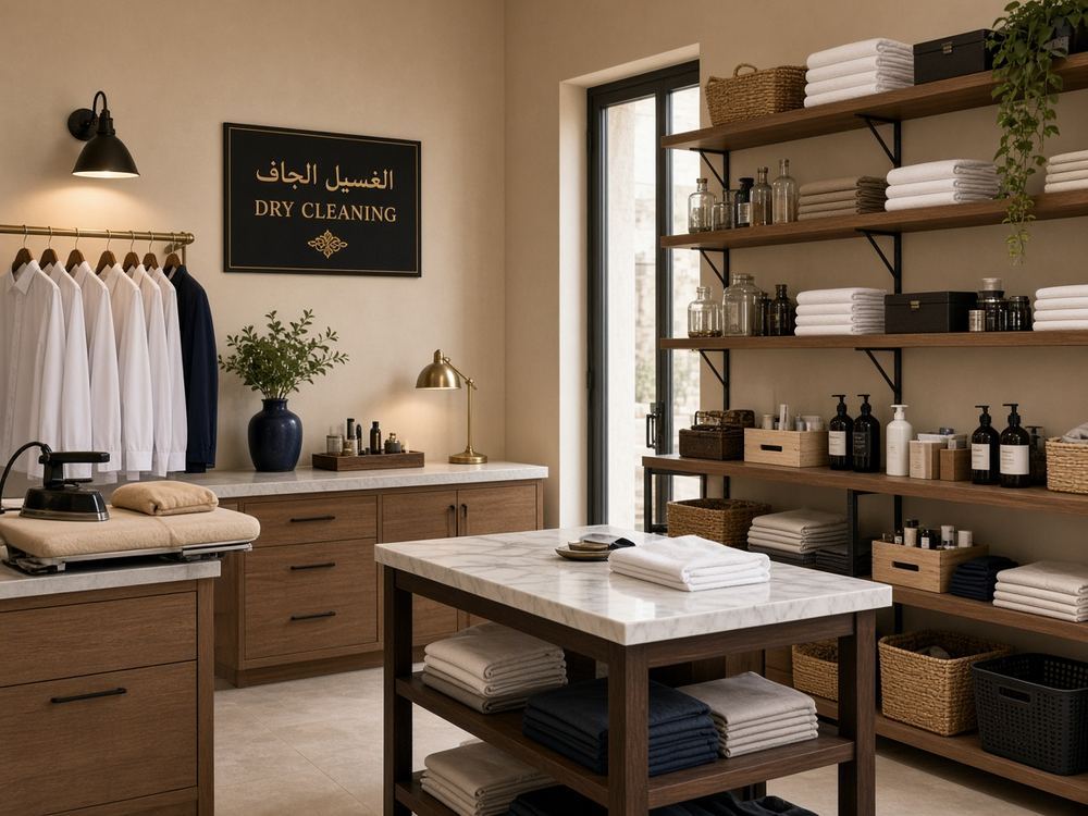 About the Laundry / dry cleaning studio at Infatbugli Atelier